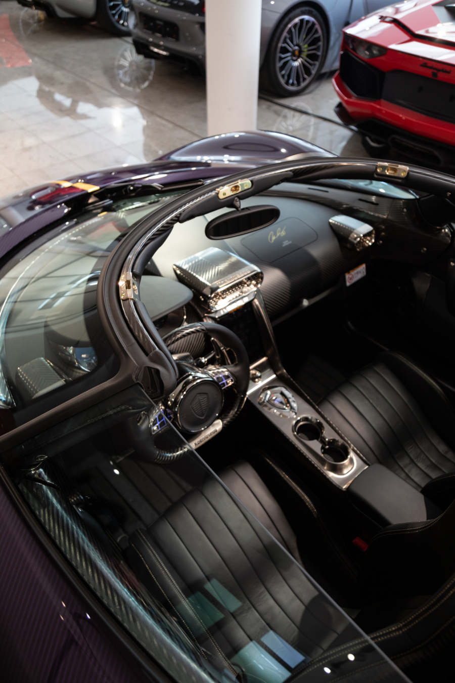 Purple Carbon Fiber Koenigsegg Regera Is Truly A Sight To Behold