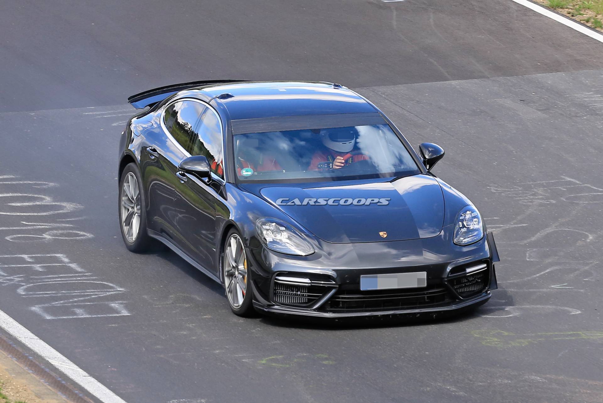 Mystery Porsche Panamera Turbo Prototype Looks Extreme, Could Pack 820 HP
