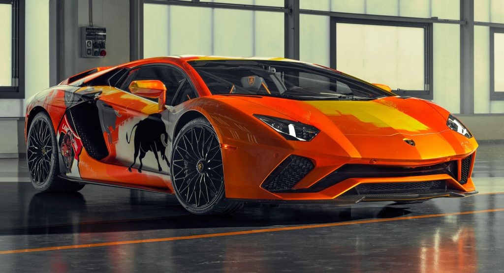 Lamborghini Aventador S Art Car Salutes Monterey Car Week Attendees