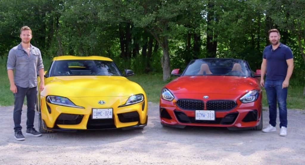 Toyota Supra Vs. BMW Z4 M40i Comparison Tries To Settle The Discussion For Good