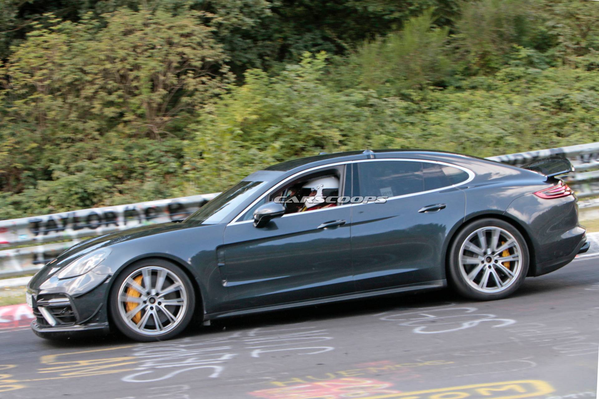 Mystery Porsche Panamera Turbo Prototype Looks Extreme, Could Pack 820 HP