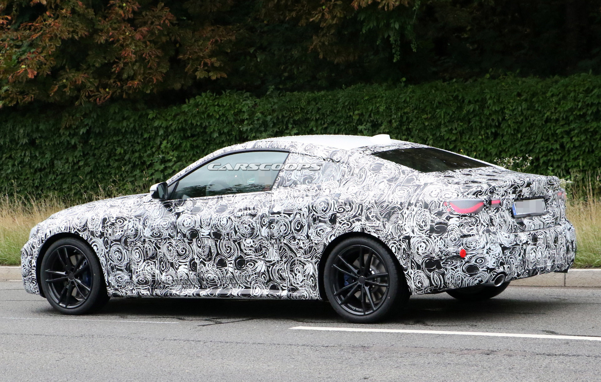 2020 BMW 4-Series Coupe Steps Off Transport Truck And Onto The Road