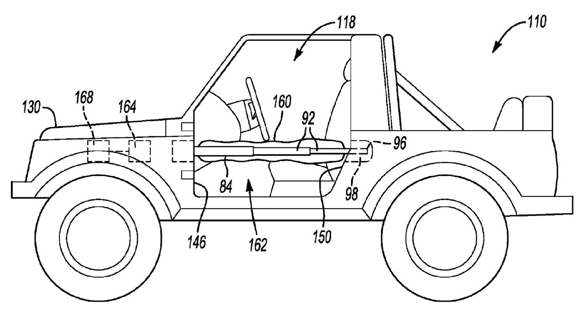 New Patents Show The Upcoming Ford Bronco With Removable Doors
