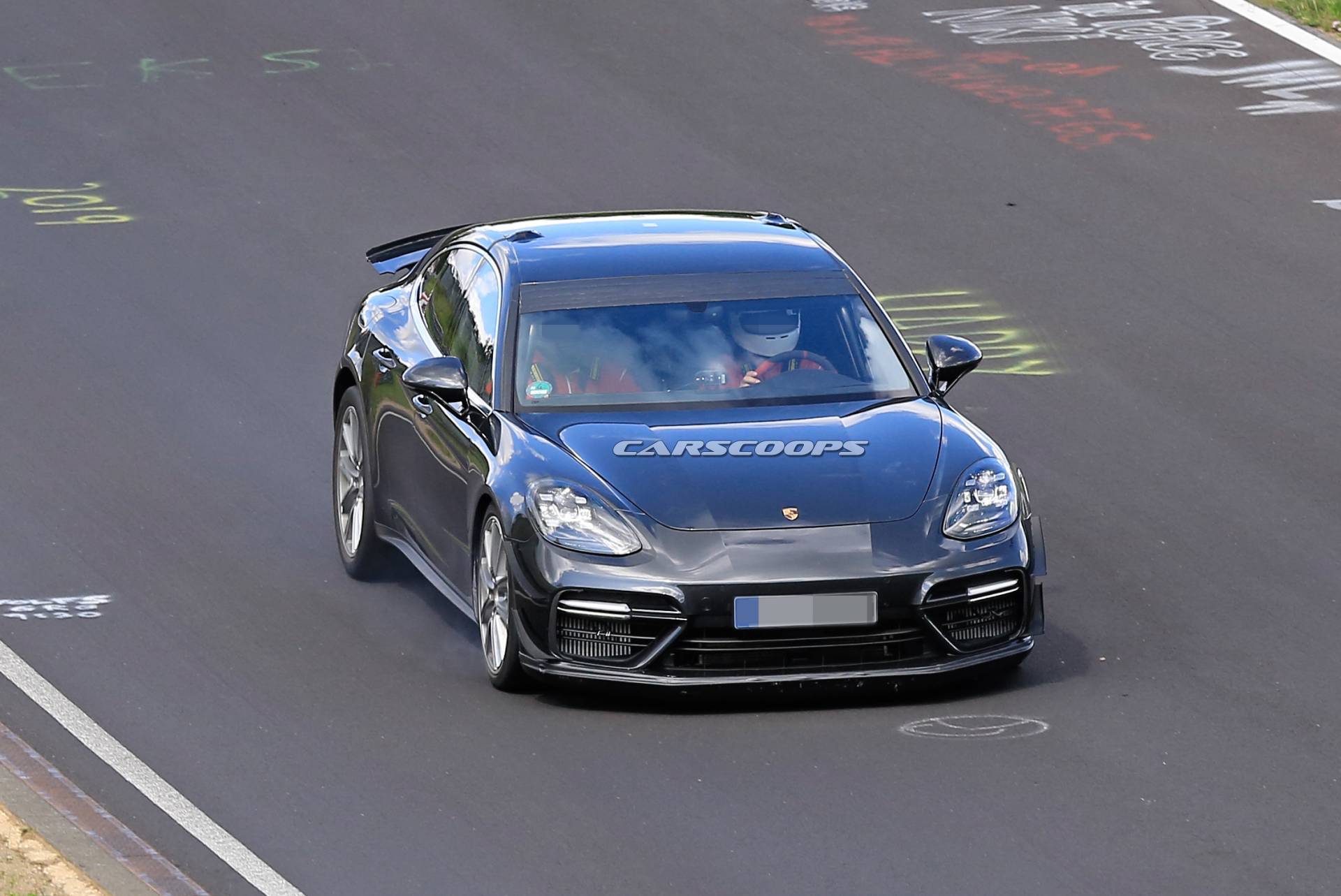 Mystery Porsche Panamera Turbo Prototype Looks Extreme, Could Pack 820 HP