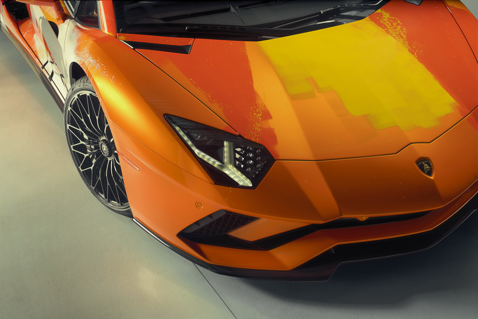 Lamborghini Aventador S Art Car Salutes Monterey Car Week Attendees