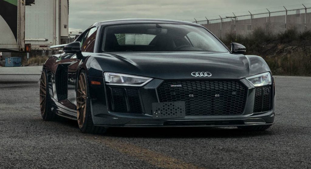  This Audi R8 Is A Perfect Example Showing Dark Grey And Bronze Do Match