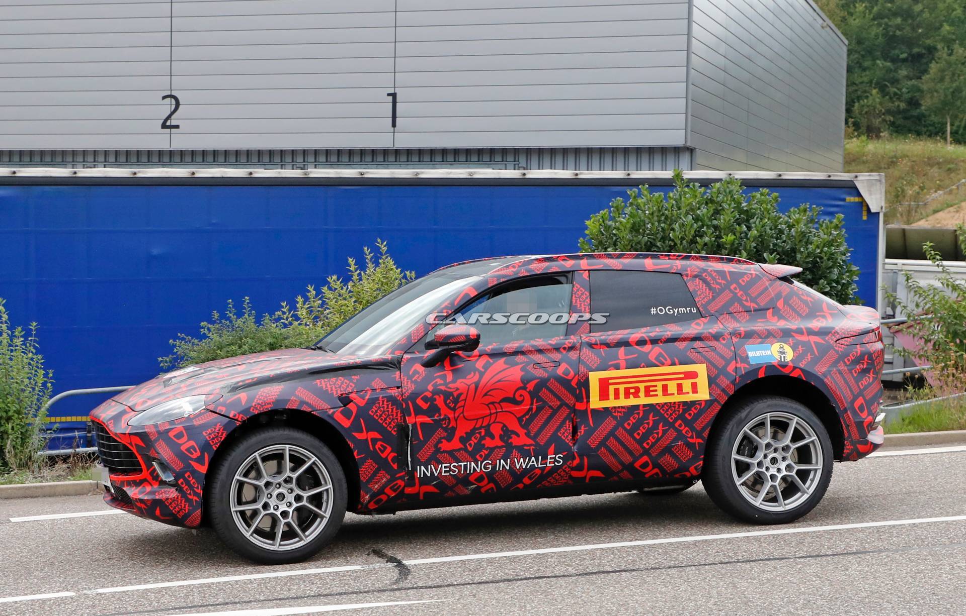 Aston Martin DBX Reveals Dramatic Rear End With Vantage-Inspired Taillights