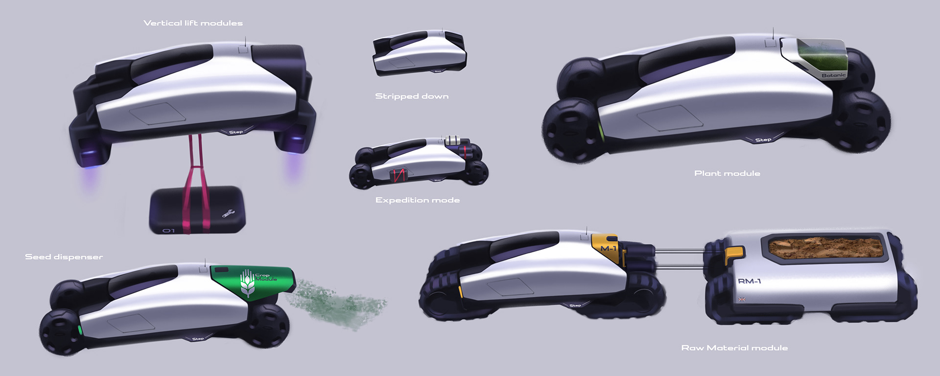 If Land Rover Built A Vehicle To Explore Mars, It Could Look Like This