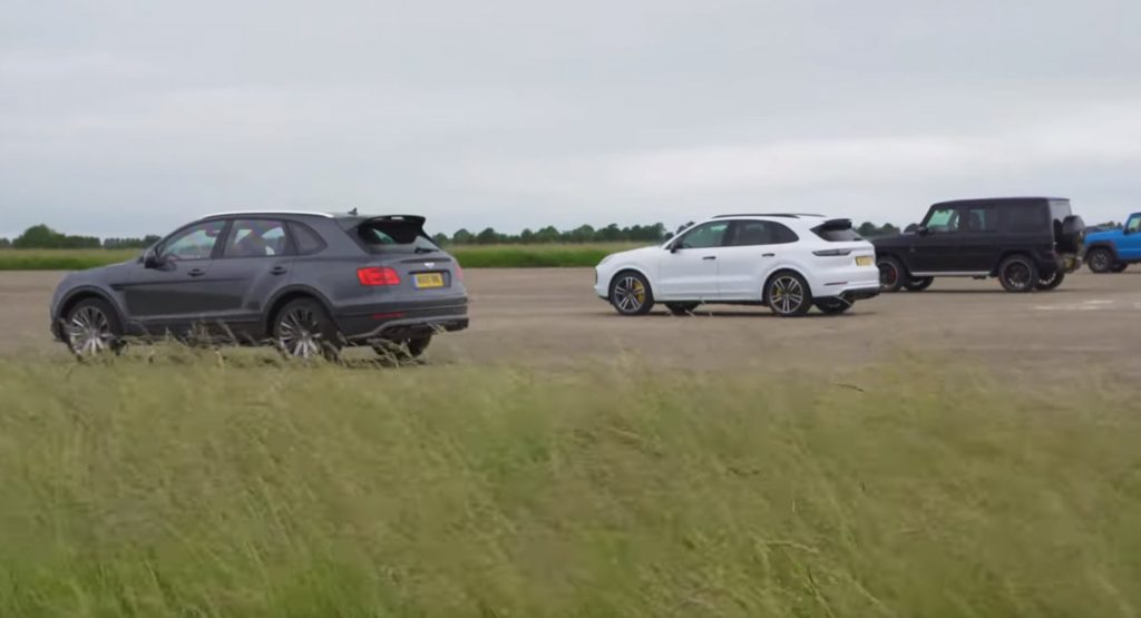  Bentley Bentayga Speed, Porsche Cayenne Turbo And Mercedes-AMG G63 Go To War