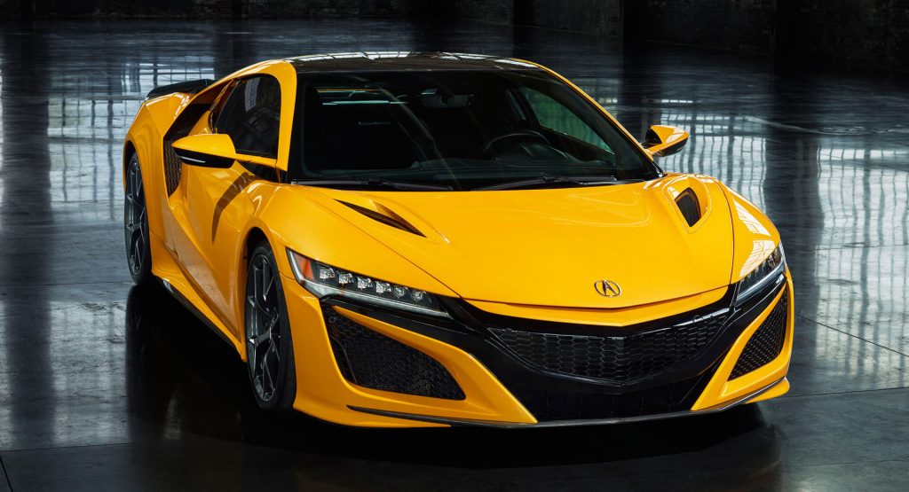  2020 Acura NSX Debuts Second Heritage Color, Indy Yellow Pearl