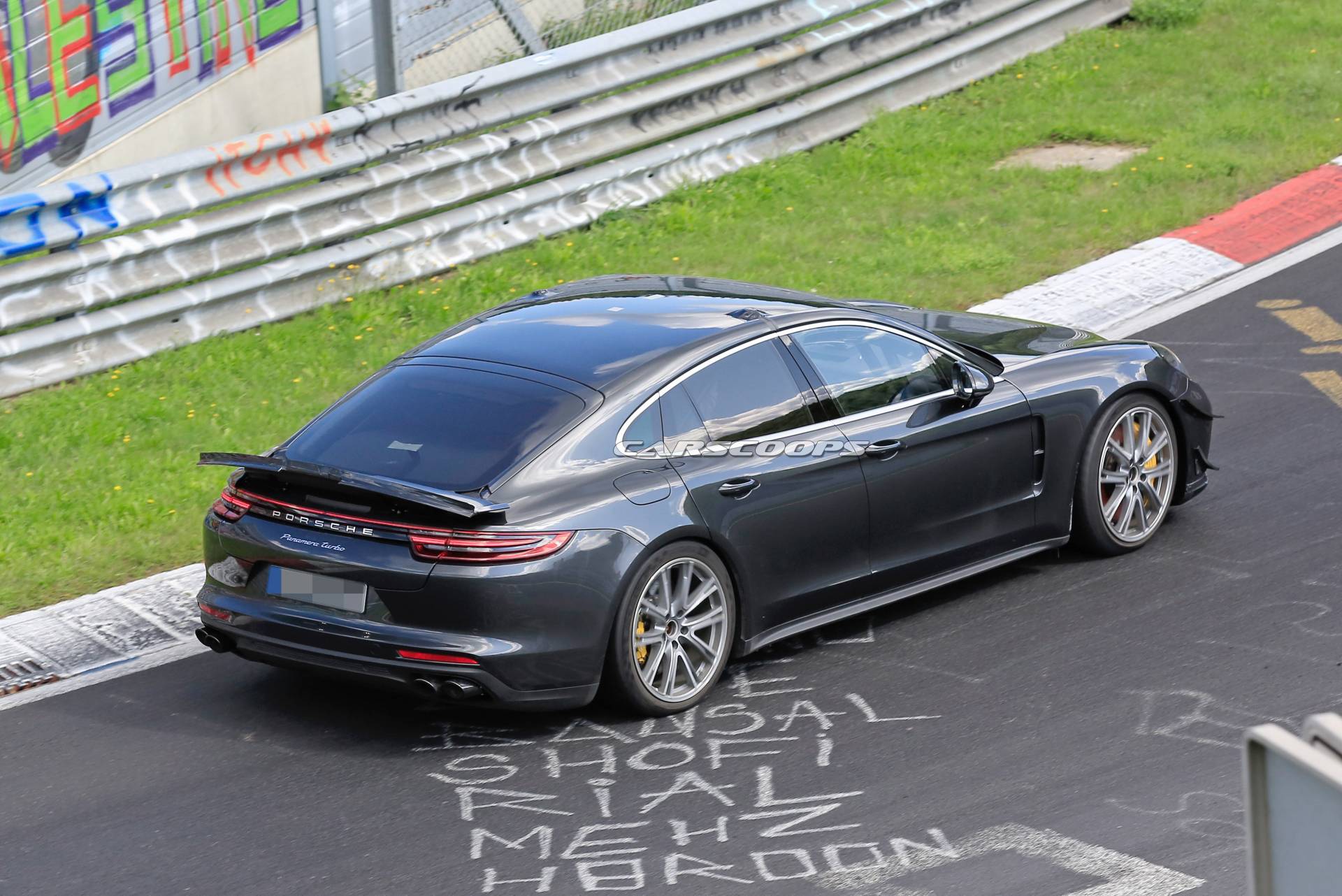 Mystery Porsche Panamera Turbo Prototype Looks Extreme, Could Pack 820 HP