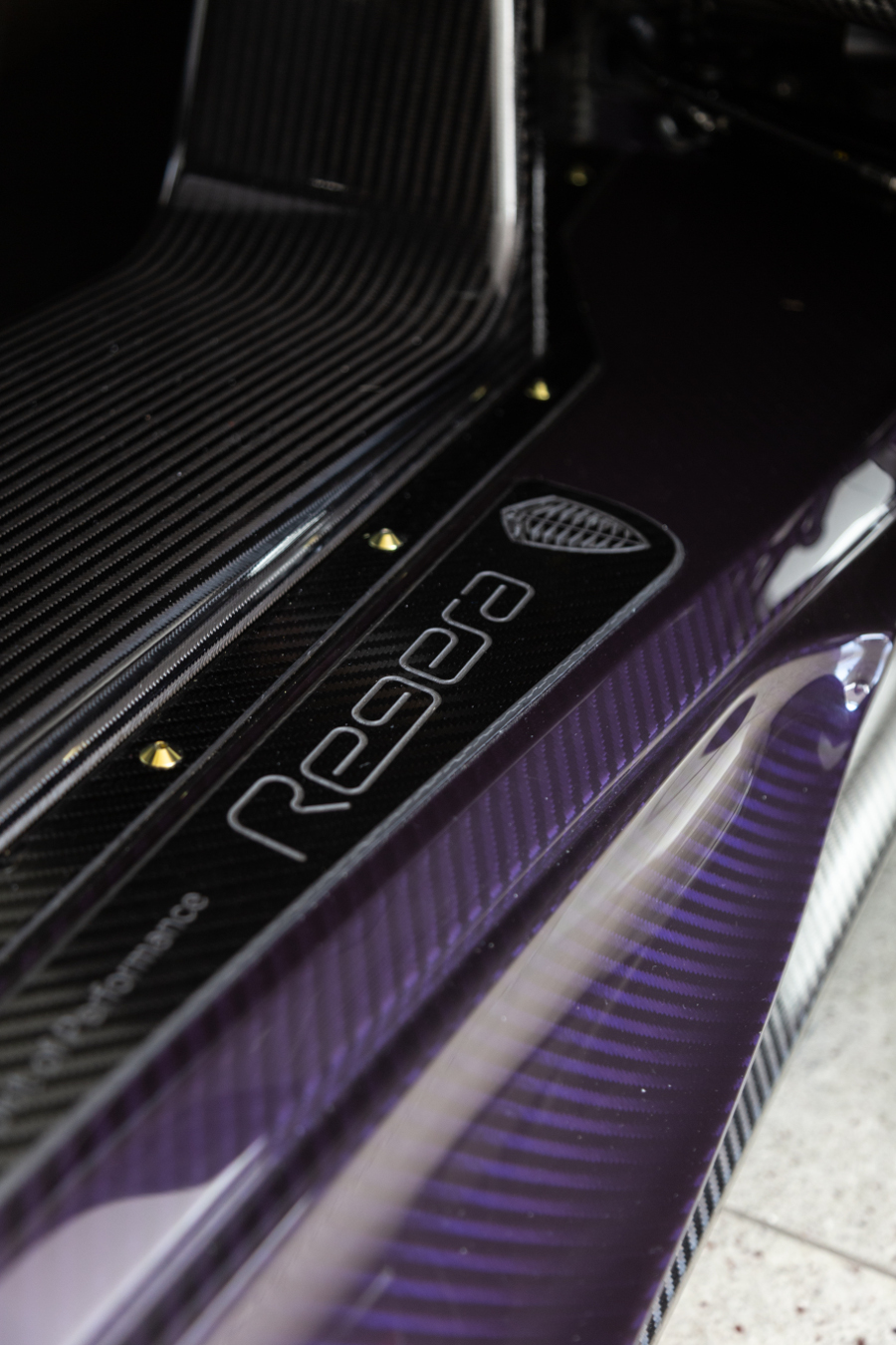 Purple Carbon Fiber Koenigsegg Regera Is Truly A Sight To Behold