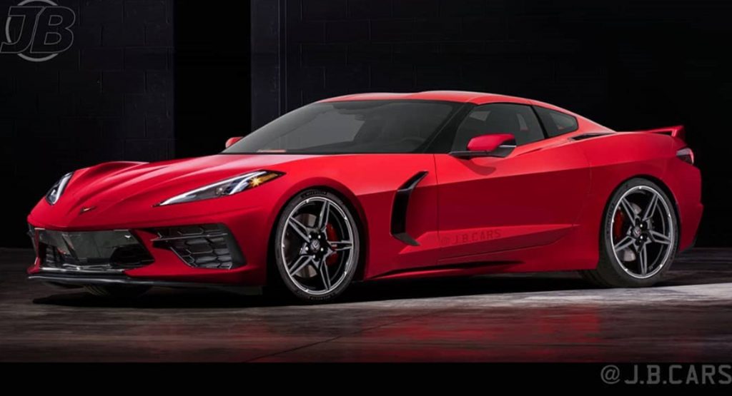  New Chevrolet Corvette Stingray Looks A Little Odd With A Front-Engine Layout