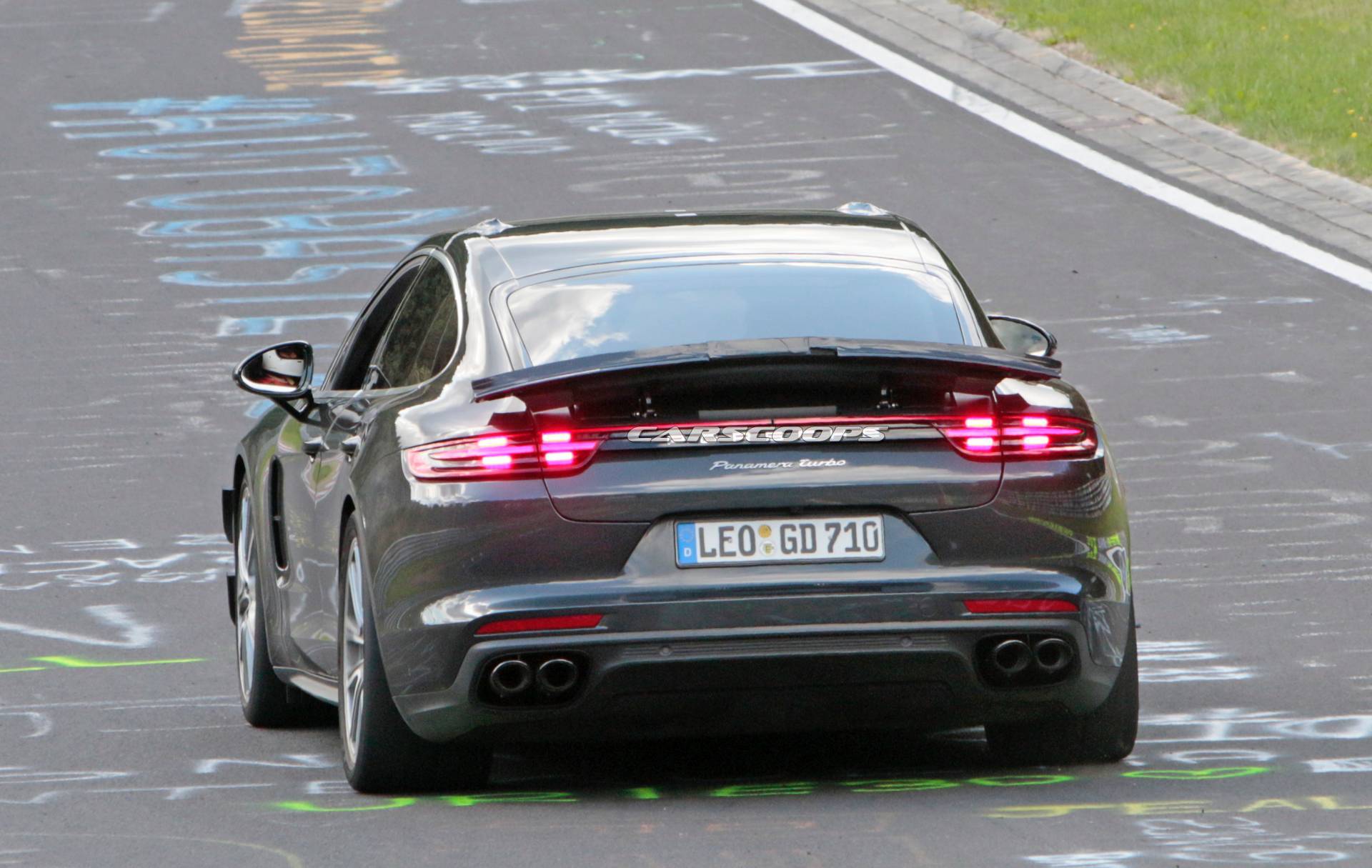 Mystery Porsche Panamera Turbo Prototype Looks Extreme, Could Pack 820 HP