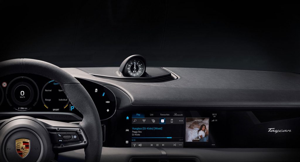  Your Attention, Please: This Is The Porsche Taycan EV’s Dashboard