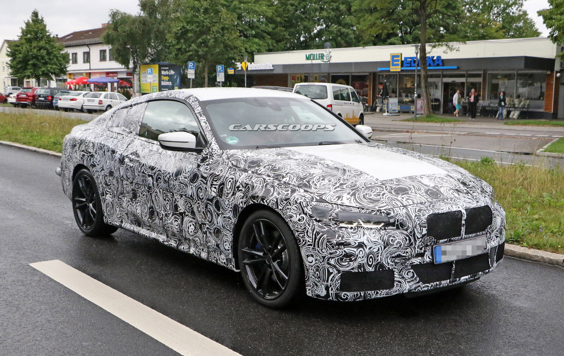 2020 BMW 4-Series Coupe Steps Off Transport Truck And Onto The Road