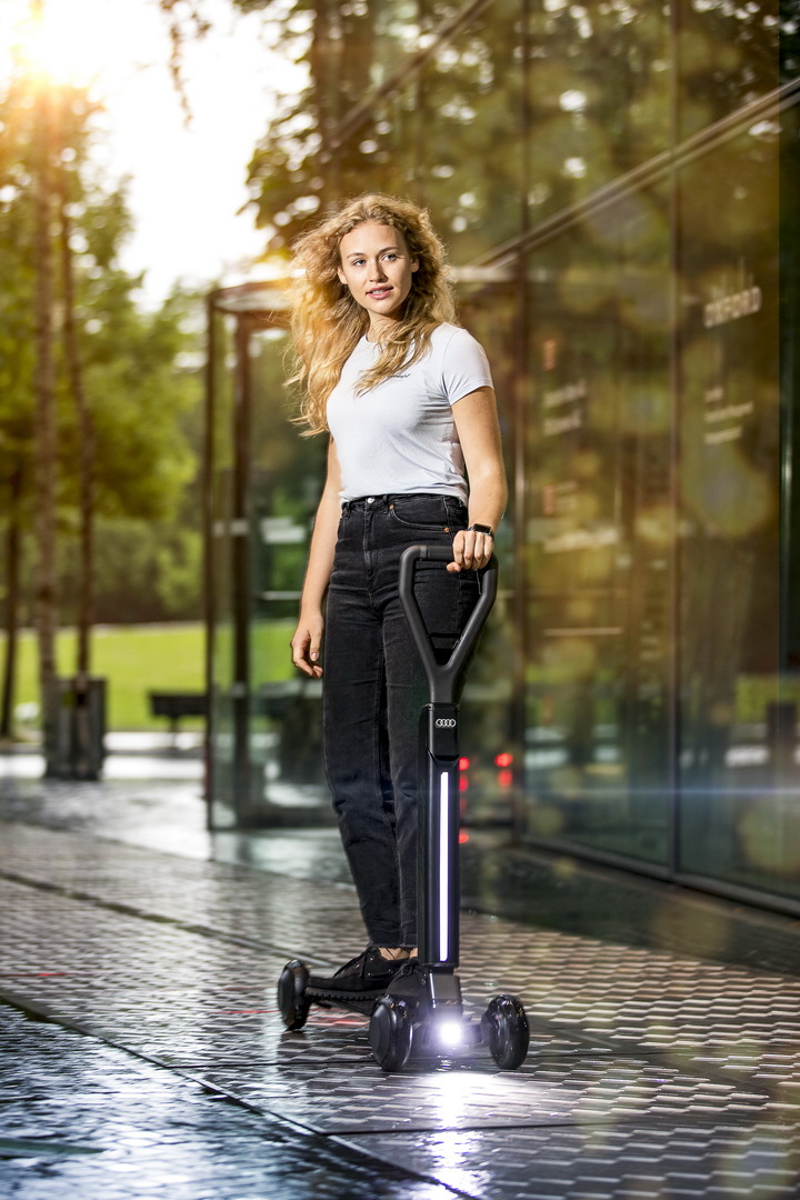 Audi’s Entering Uncharted Waters With E-Tron Scooter Concept