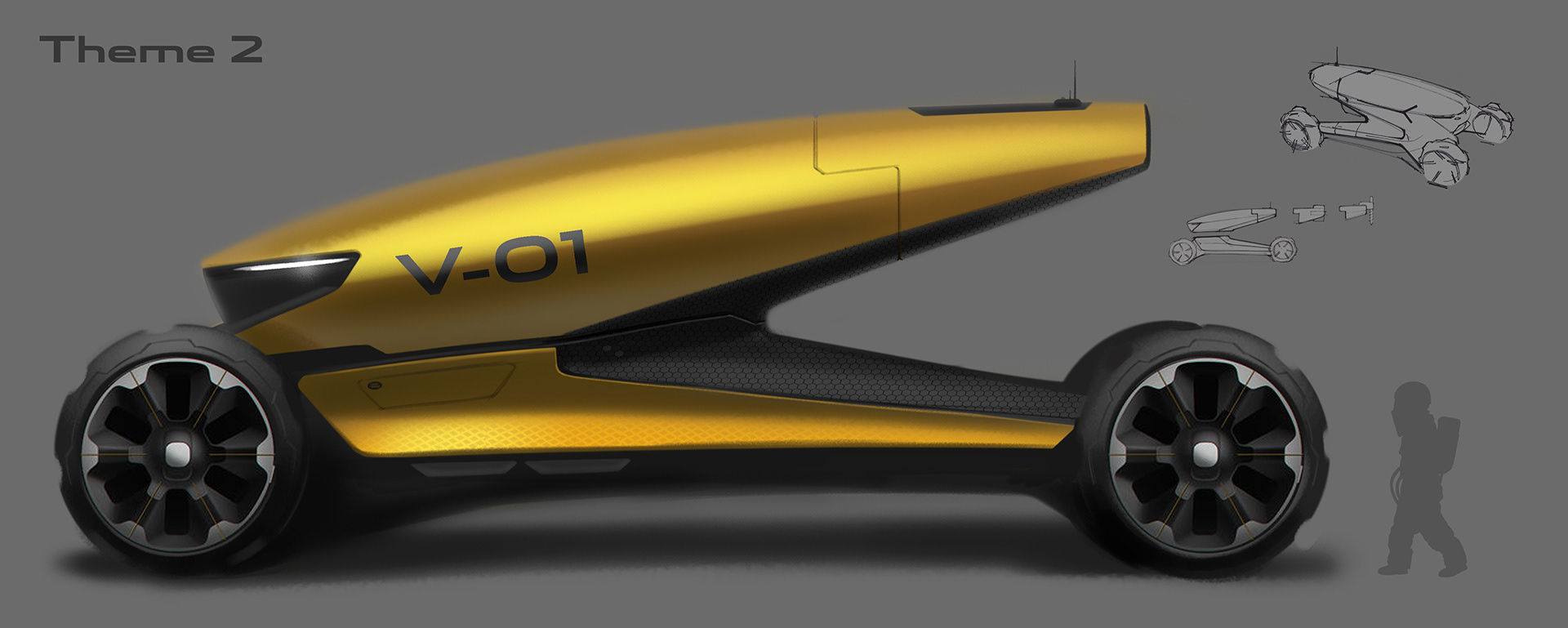 If Land Rover Built A Vehicle To Explore Mars, It Could Look Like This