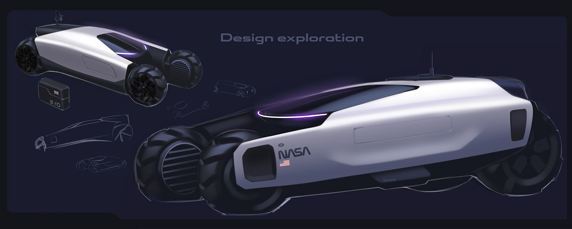 If Land Rover Built A Vehicle To Explore Mars, It Could Look Like This