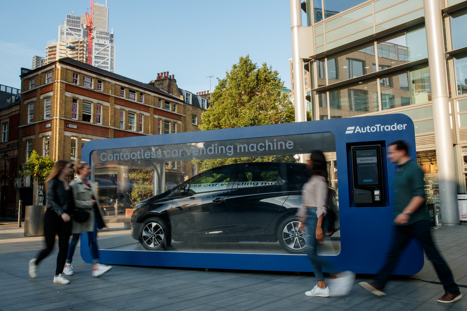 Car Vending Machine Trialed In London With Renault Zoe Inside