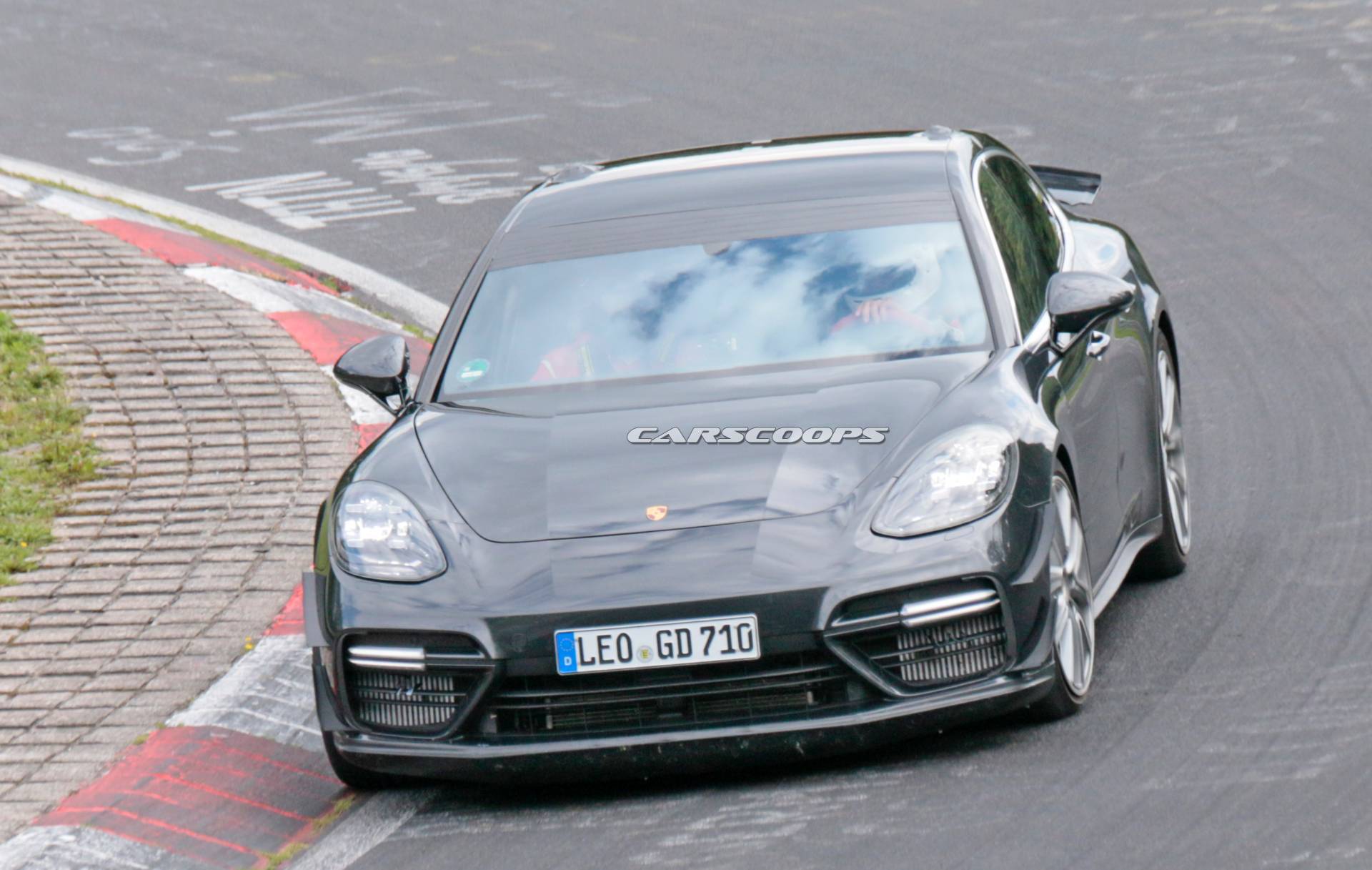 Mystery Porsche Panamera Turbo Prototype Looks Extreme, Could Pack 820 HP