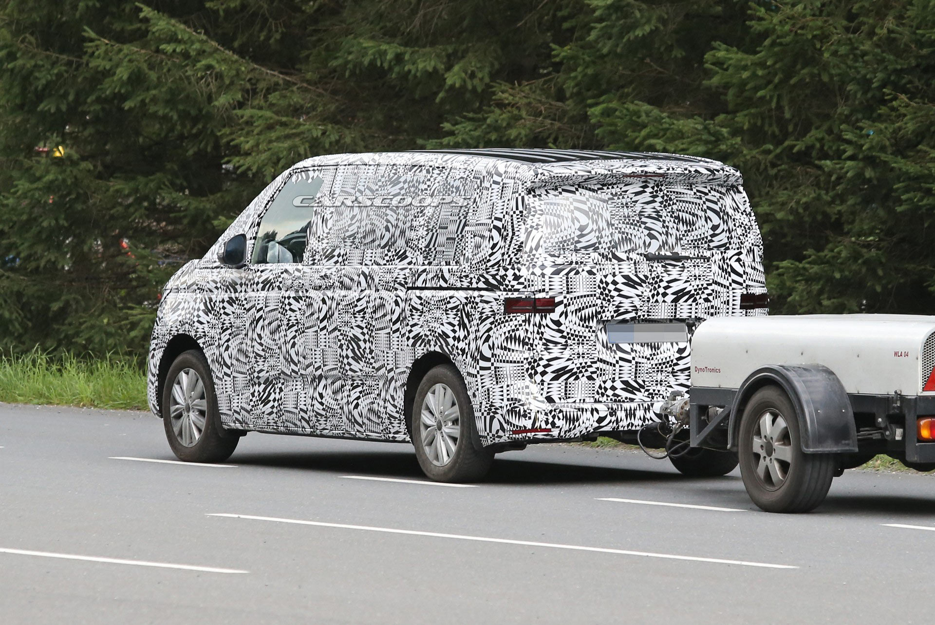 2021 VW T7 Shows Its New Face In Fresh Spy Photos