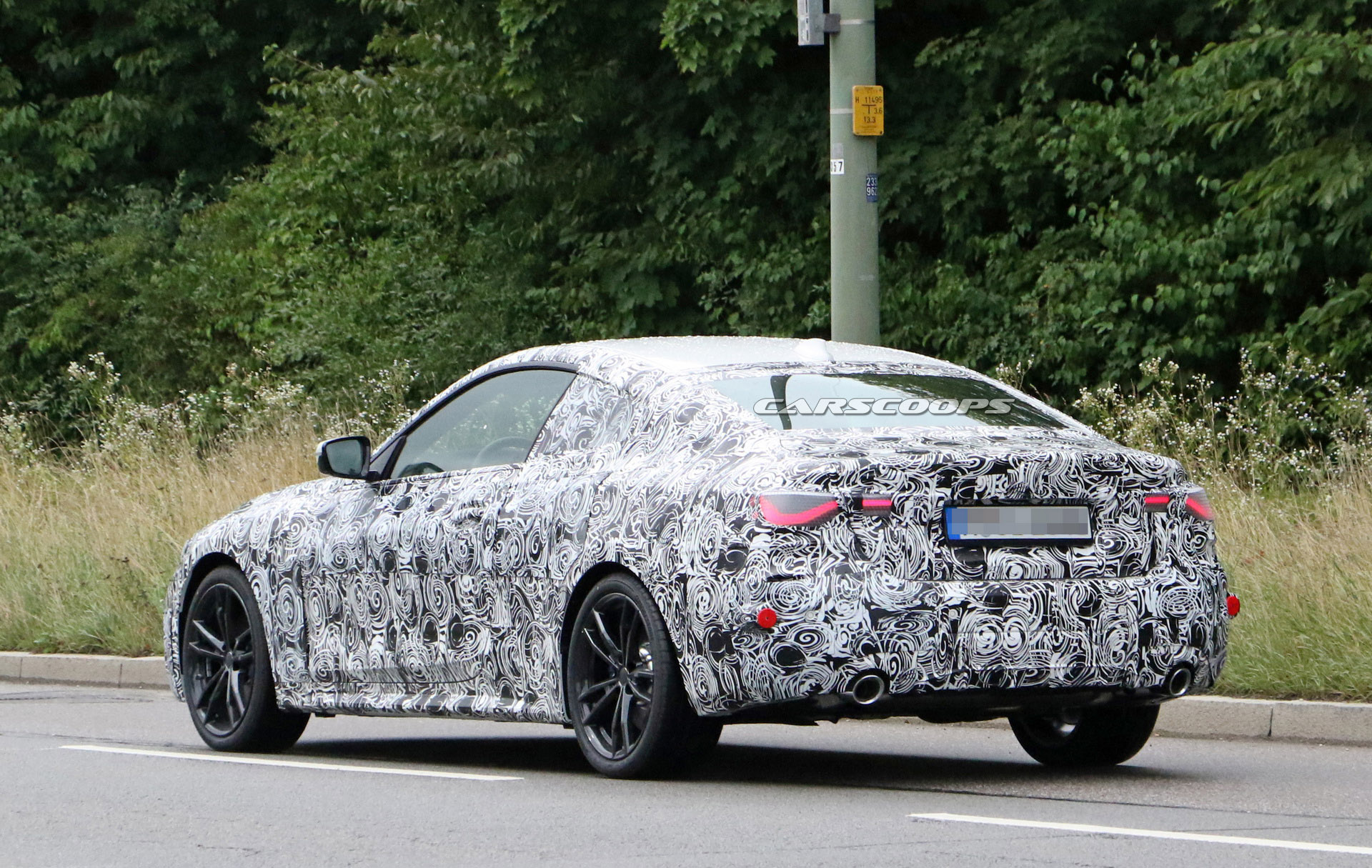 2020 BMW 4-Series Coupe Steps Off Transport Truck And Onto The Road