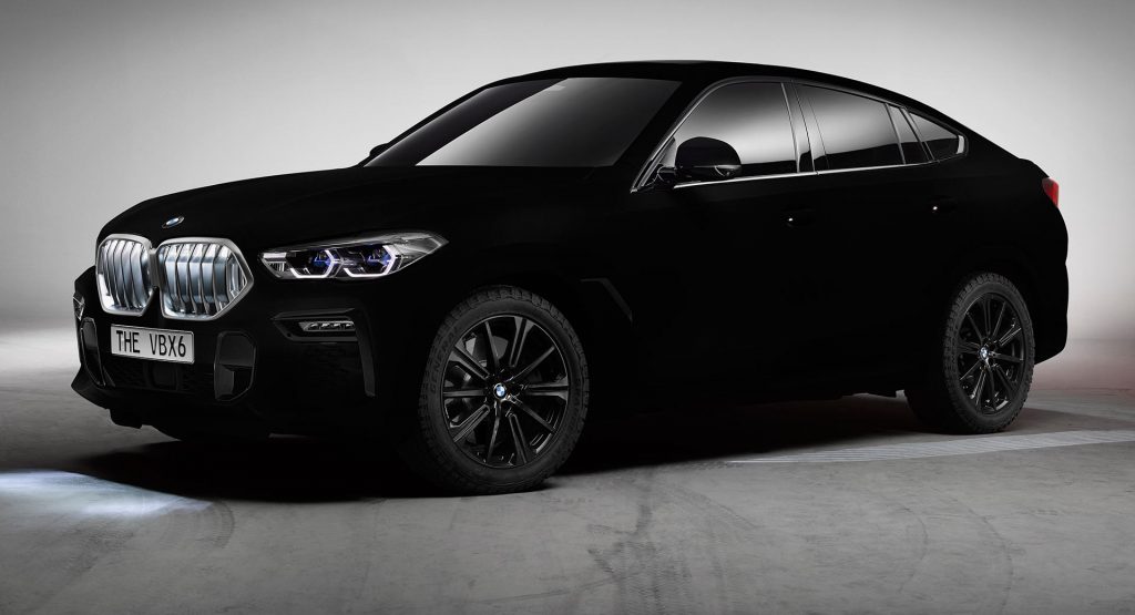 BMW X6 Gets Painted In Vantablack, The World’s Blackest Black