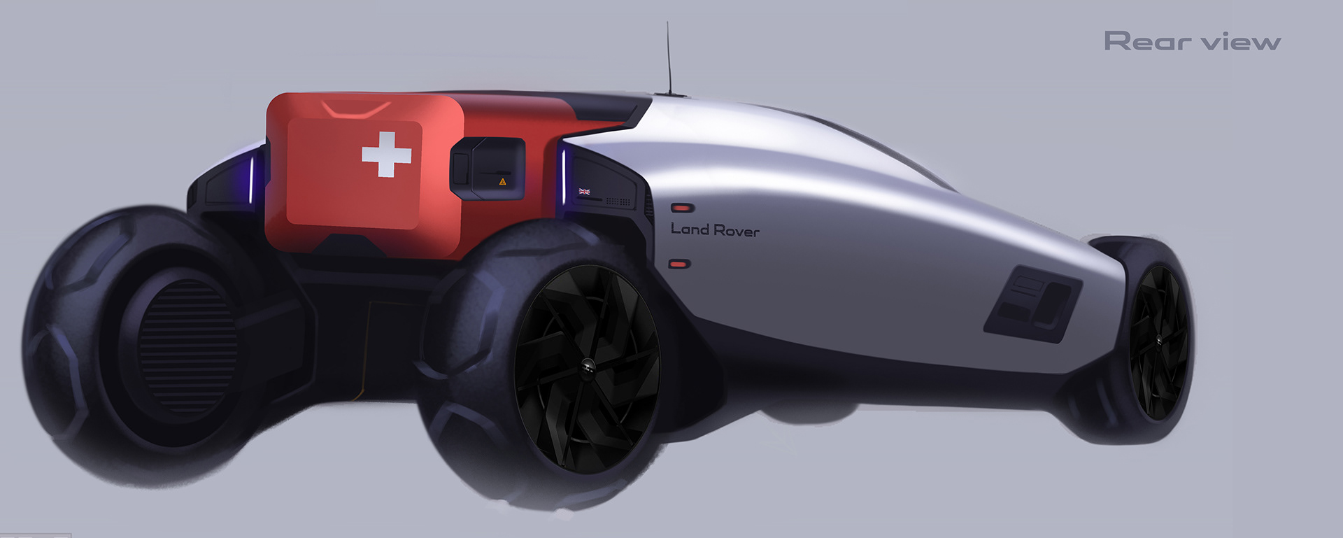 If Land Rover Built A Vehicle To Explore Mars, It Could Look Like This