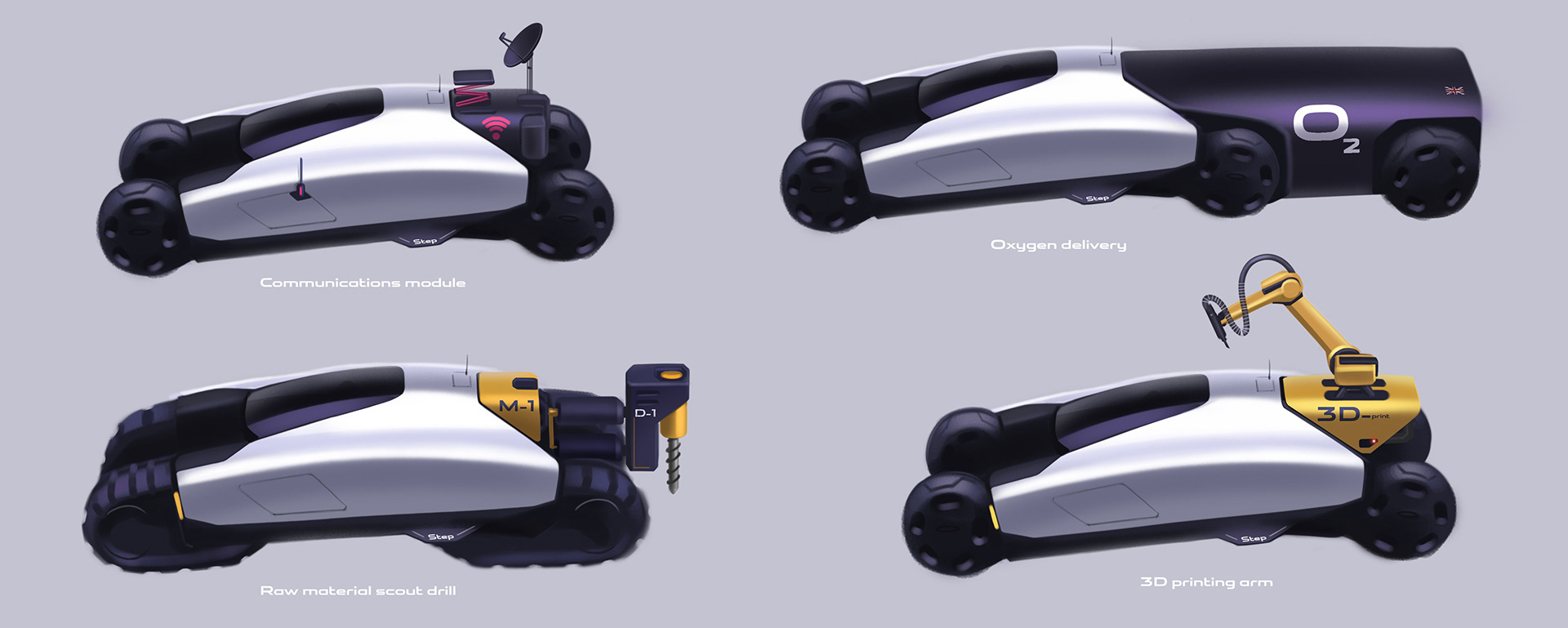 If Land Rover Built A Vehicle To Explore Mars, It Could Look Like This