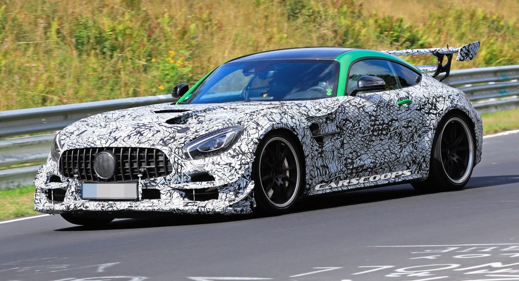  New Mercedes-AMG GT R Black Series Spied With Even Larger Rear Wing