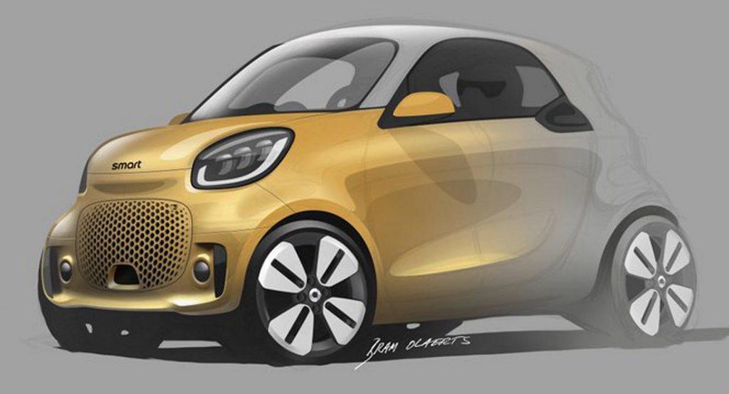  2020 Smart EQ ForTwo And EQ ForFour Teased, Debut September 10th
