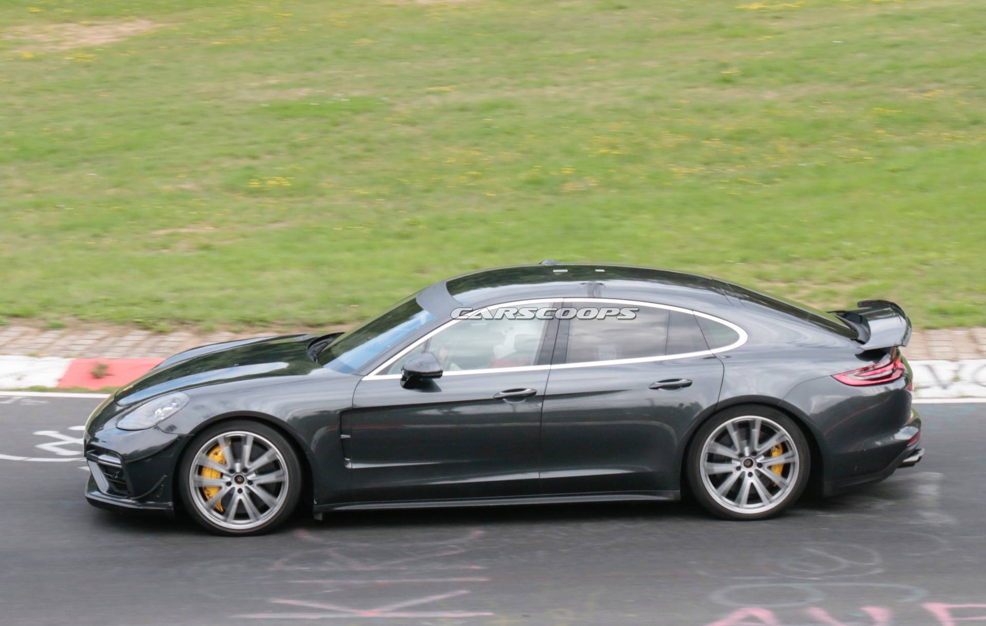 Mystery Porsche Panamera Turbo Prototype Looks Extreme, Could Pack 820 HP