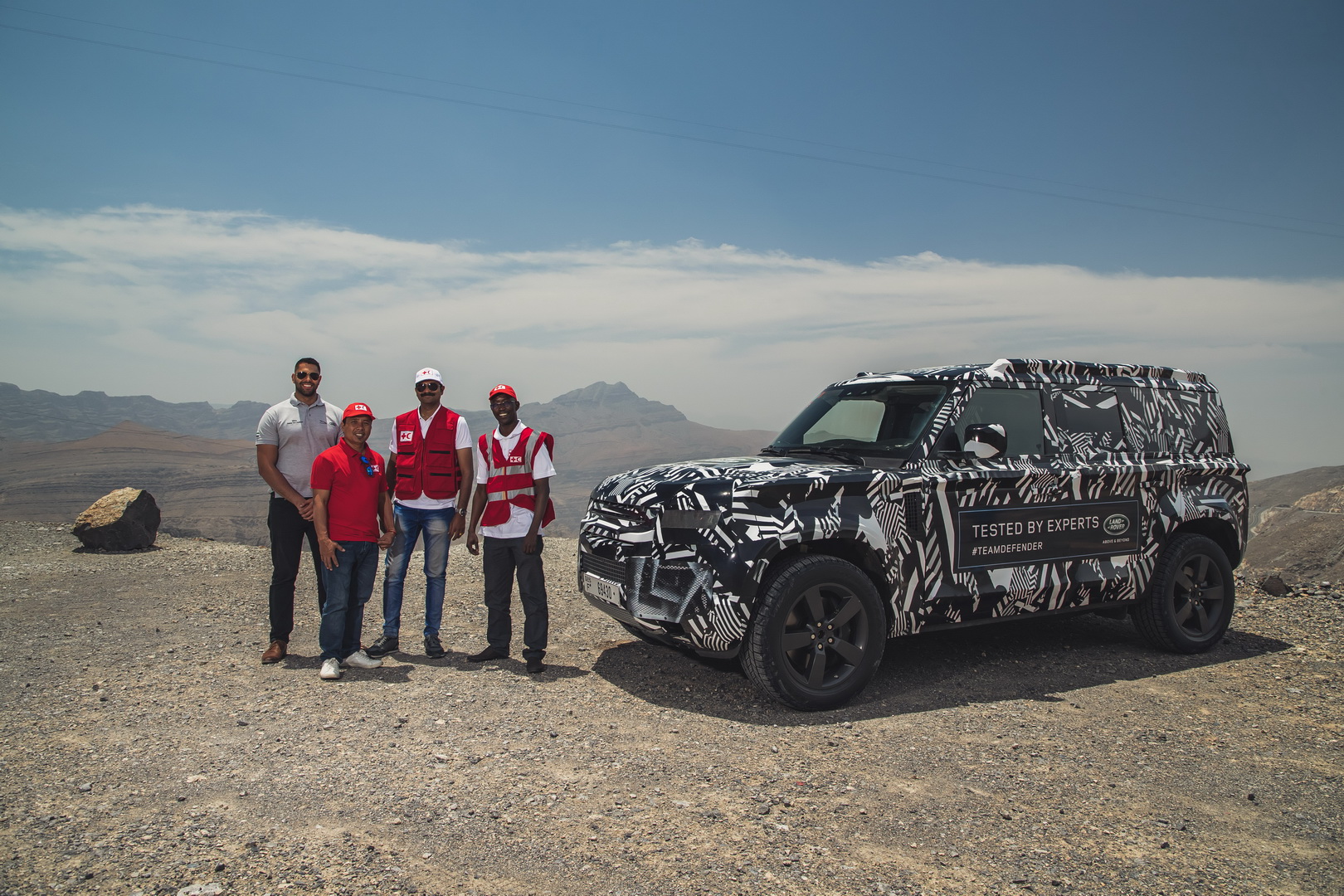 Red Cross Gets A Taste Of The New Land Rover Defender