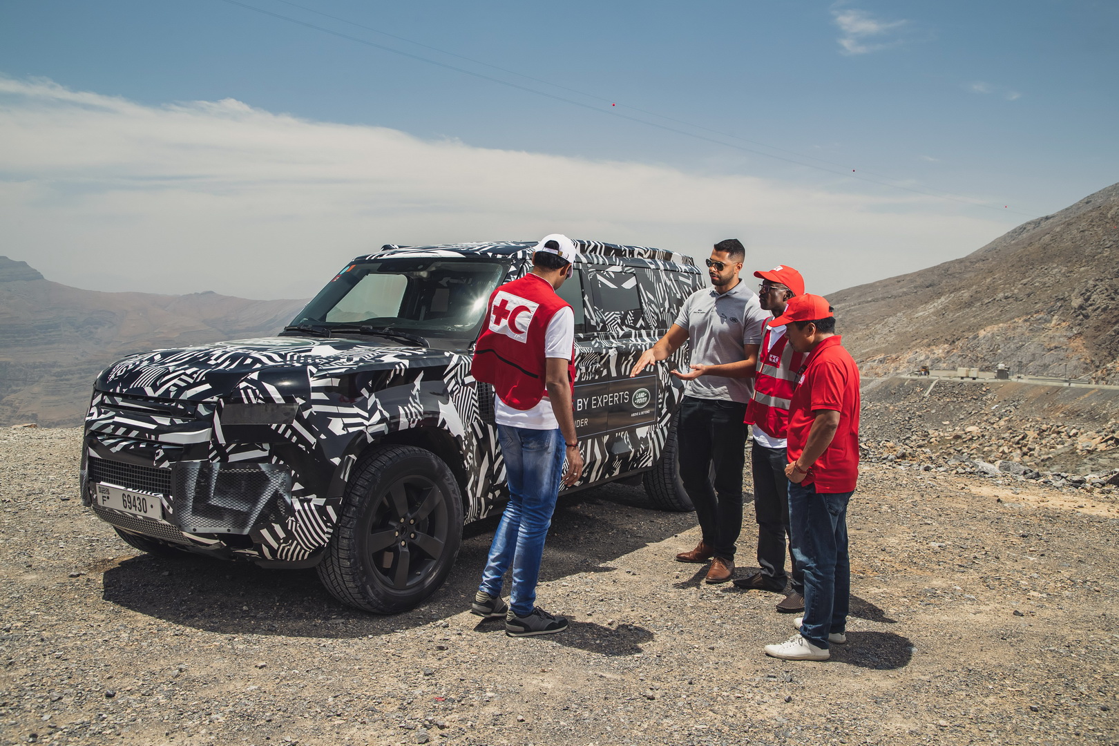 Red Cross Gets A Taste Of The New Land Rover Defender