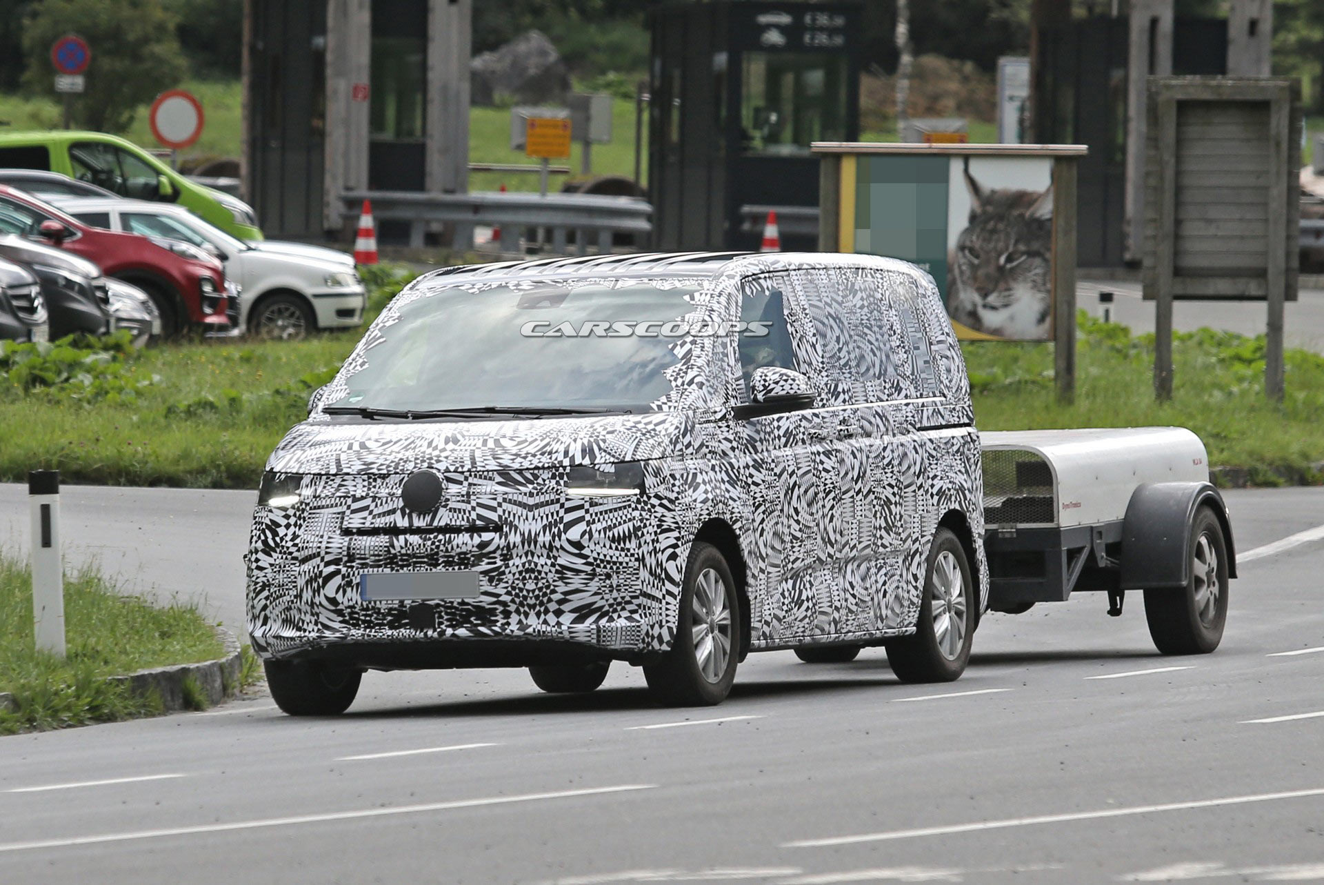2021 VW T7 Shows Its New Face In Fresh Spy Photos