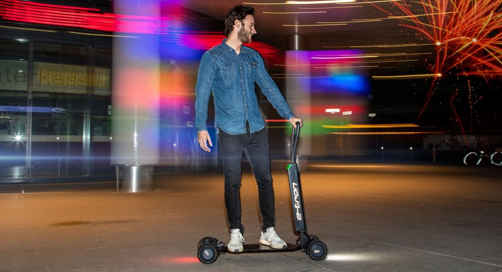 Audi’s Entering Uncharted Waters With E-Tron Scooter Concept
