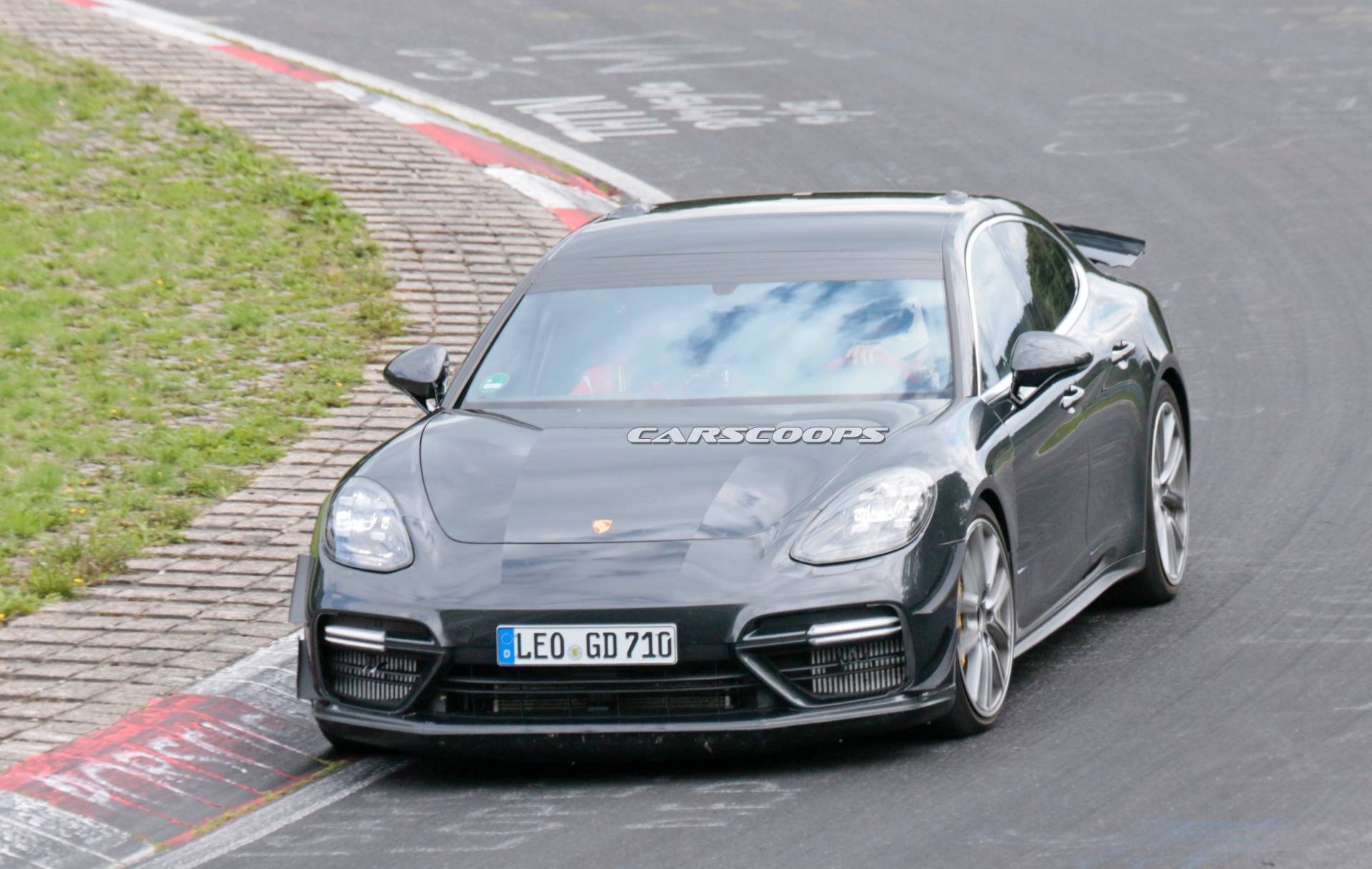Mystery Porsche Panamera Turbo Prototype Looks Extreme, Could Pack 820 HP