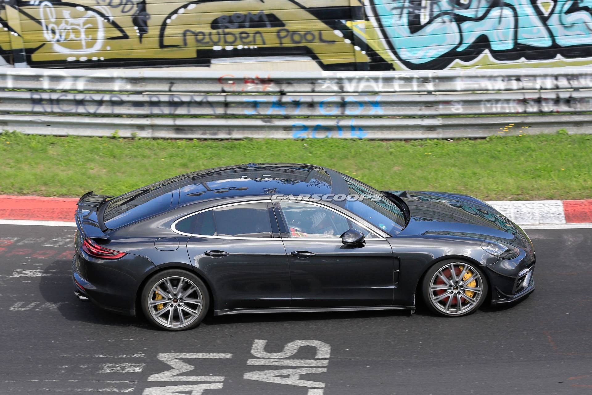 Mystery Porsche Panamera Turbo Prototype Looks Extreme, Could Pack 820 HP
