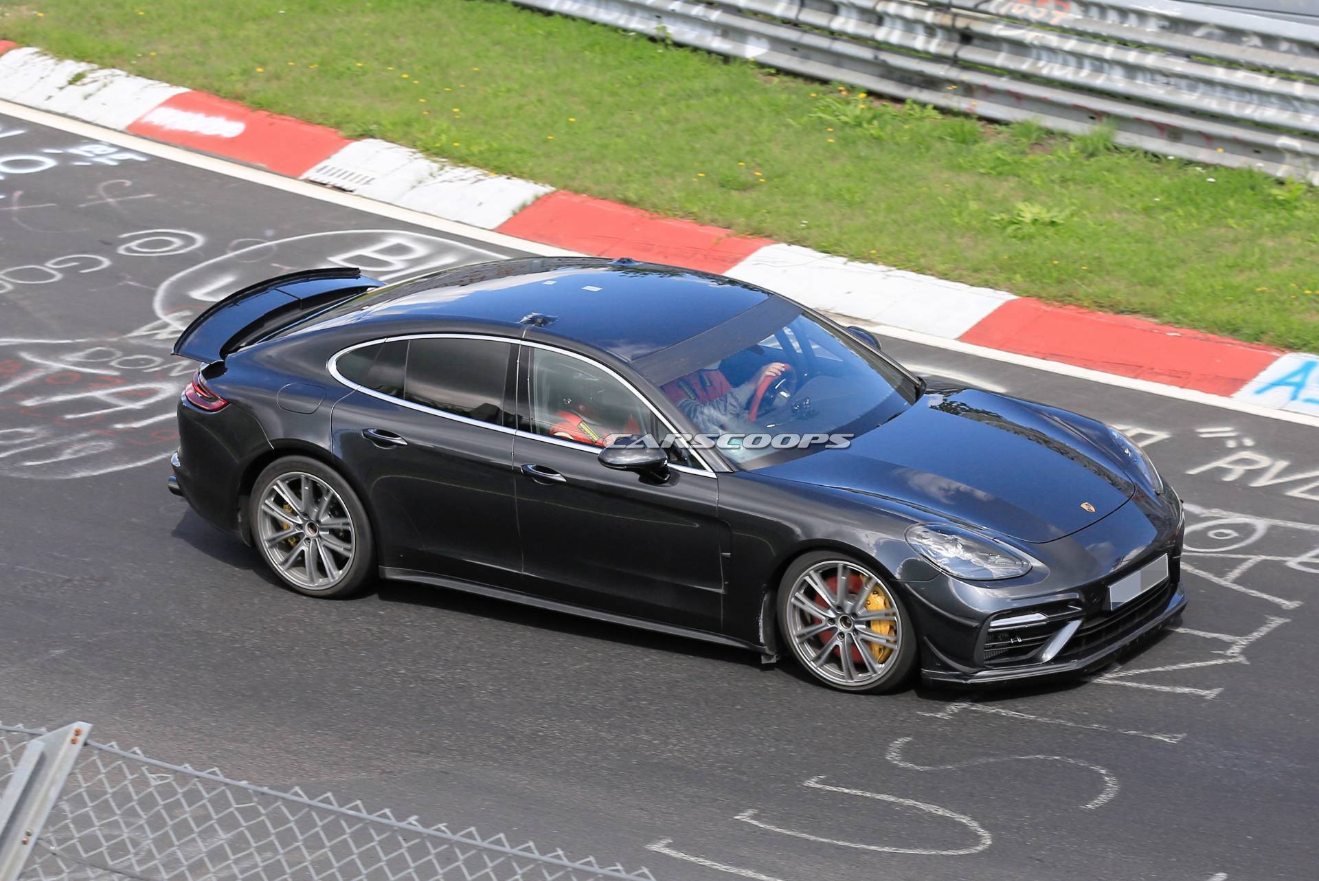 Mystery Porsche Panamera Turbo Prototype Looks Extreme, Could Pack 820 HP