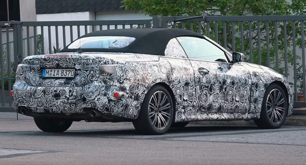  2020 BMW 4-Series Convertible Shaping Up To Take On The Open-Top C-Class