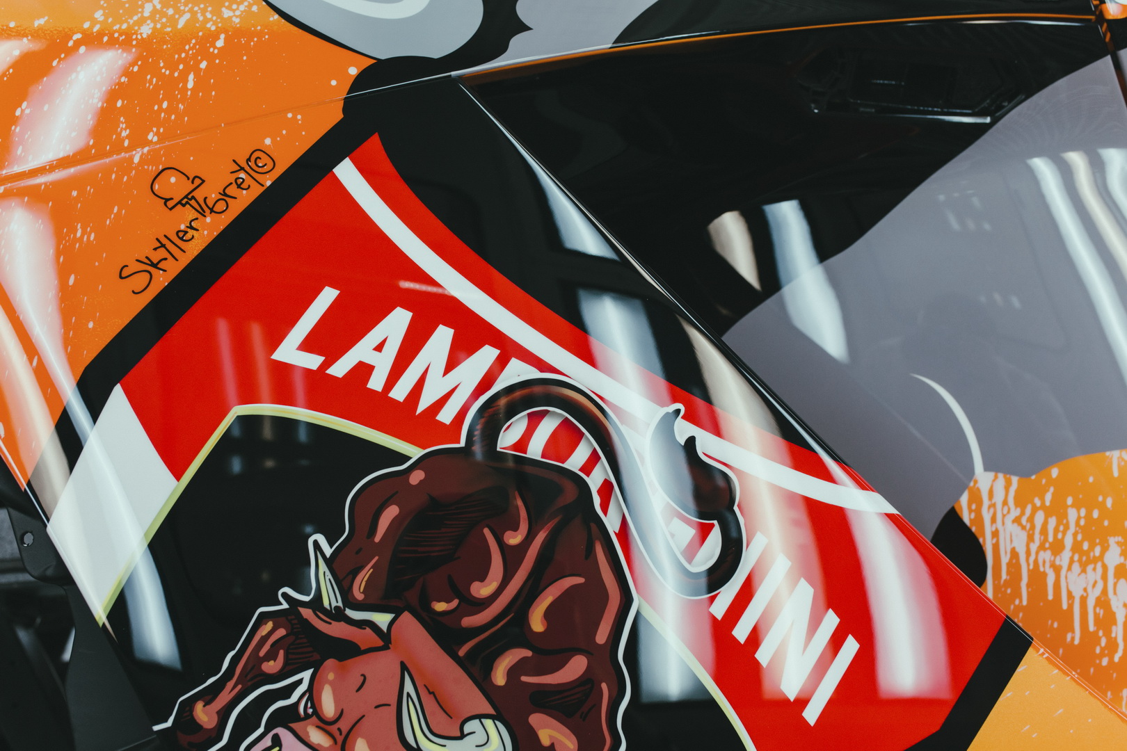 Lamborghini Aventador S Art Car Salutes Monterey Car Week Attendees