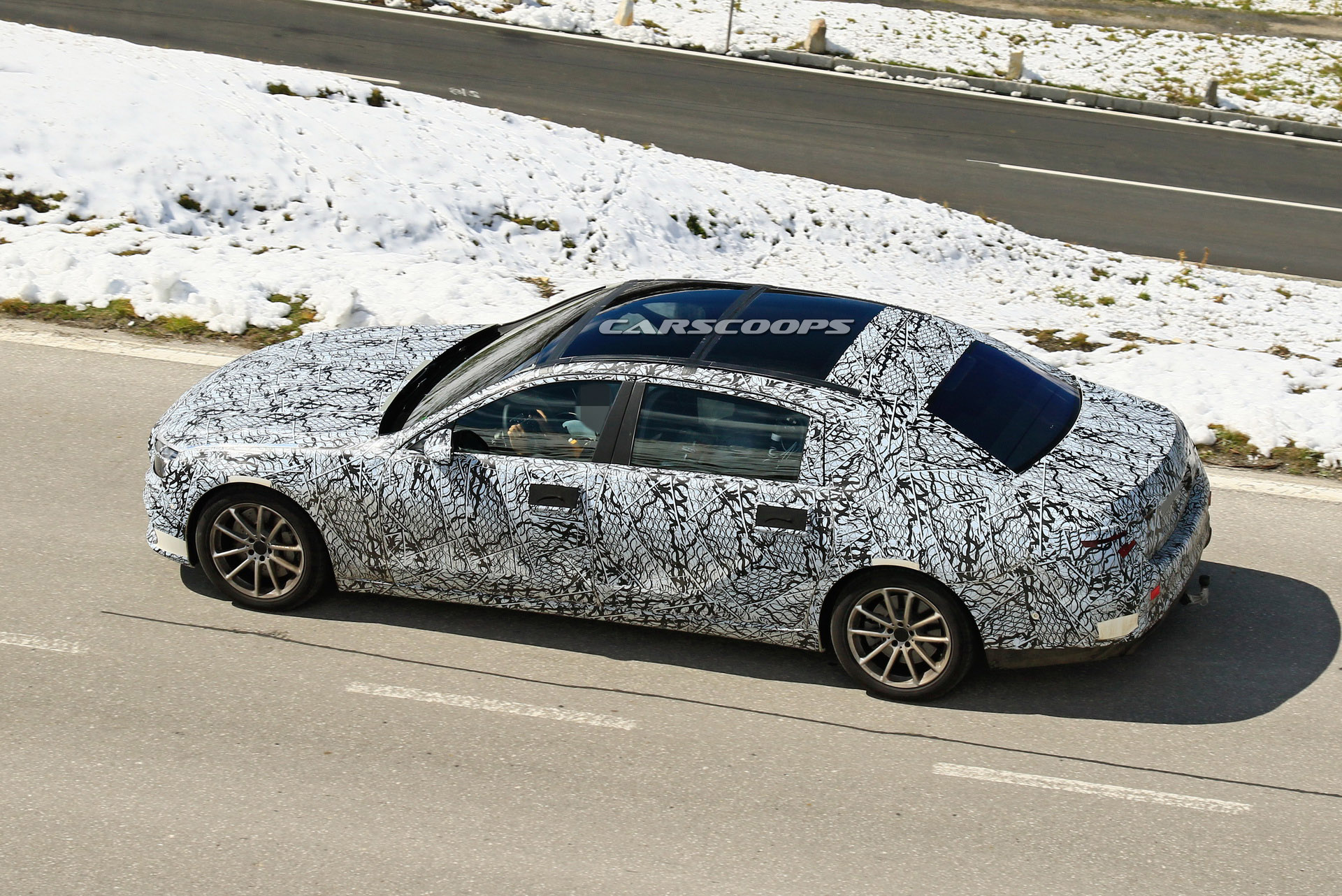 2020 Mercedes-Maybach S-Class Prototype Takes To The Alps