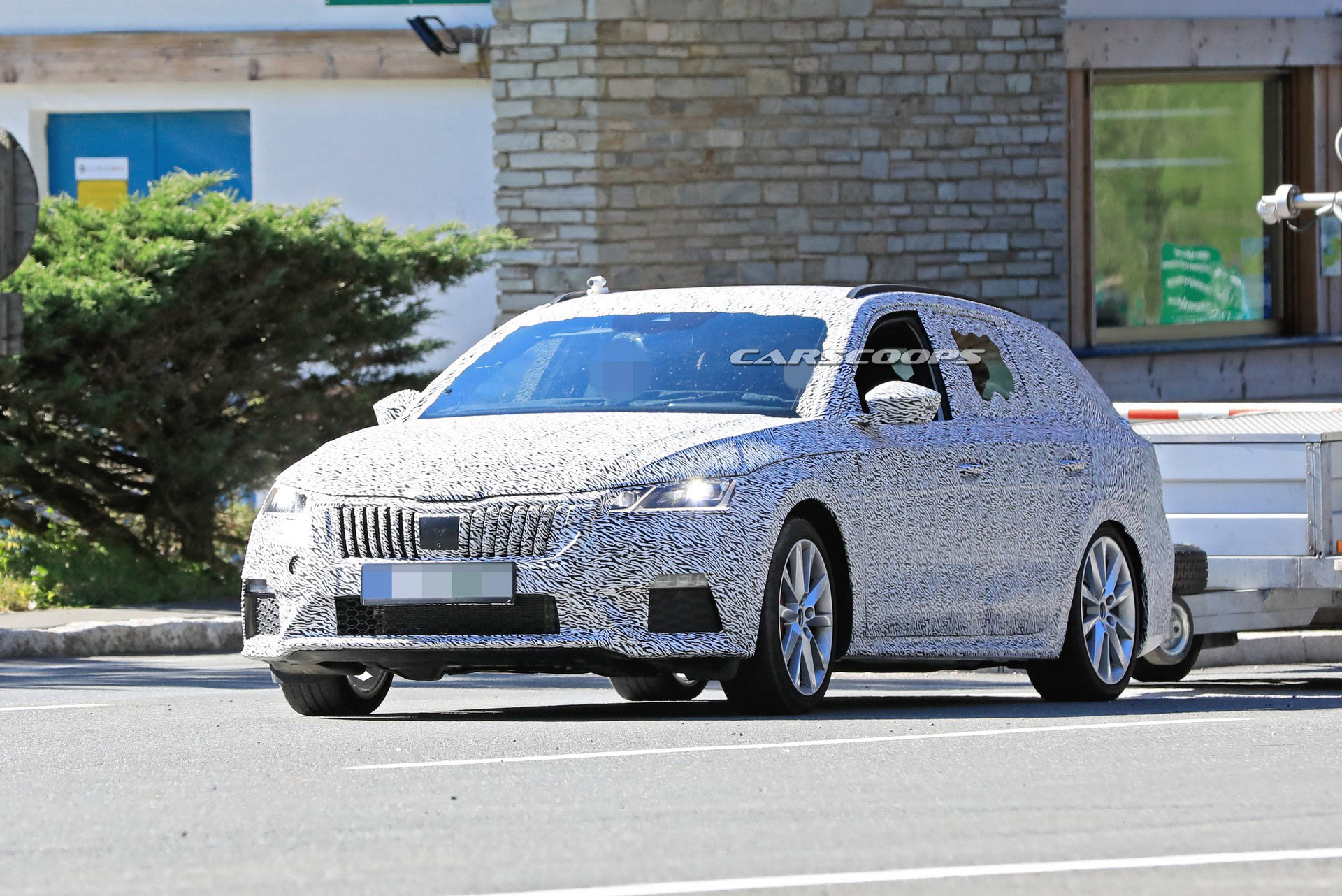 2021 Skoda Octavia Combi RS Spied And Crashed Within A Matter Of Minutes