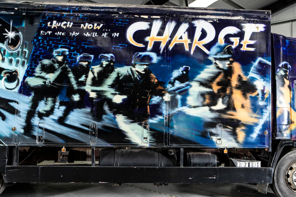 1998 Volvo FL6 Truck Painted By Banksy Could Sell For $2 Million