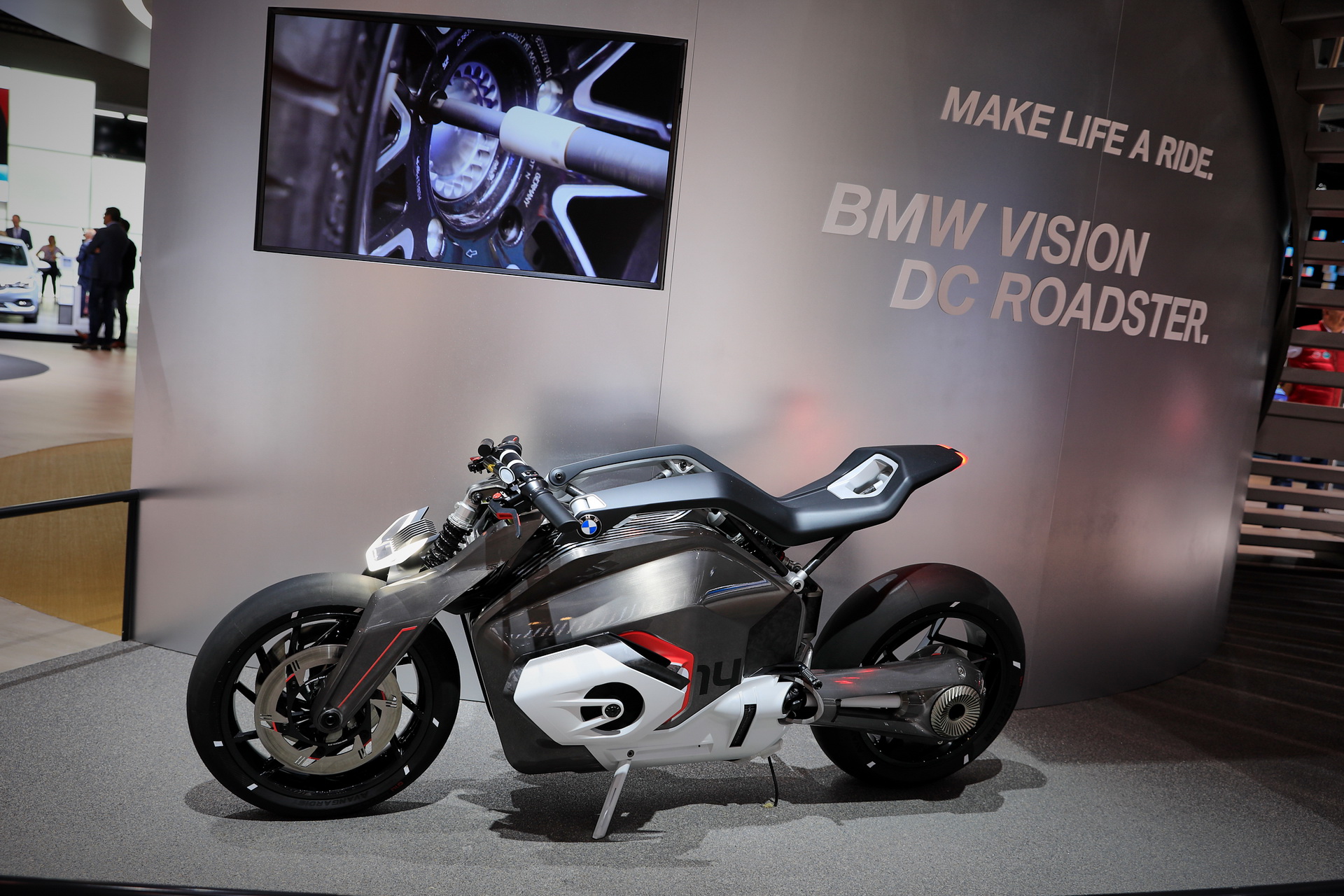 BMW Rides Into Frankfurt With Bevy Of Bikes, Including Electric Vision DC Roadster Concept