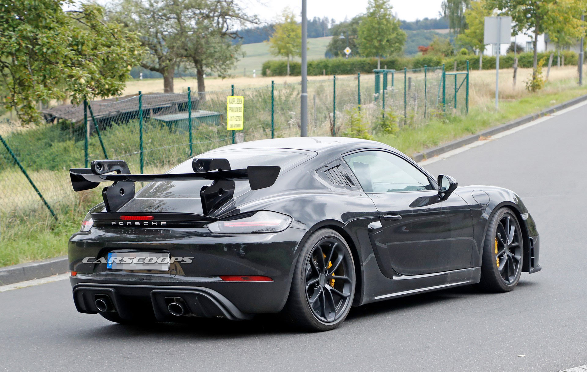 2021 Porsche 718 Cayman GT4 RS Looks Hot Even In Prototype Form