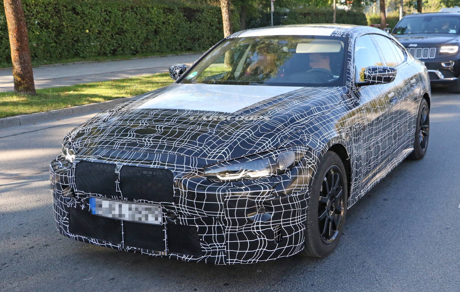 2021 BMW 4 Series Gran Coupe Spotted Again As Kidney Grille Suspense Builds Up