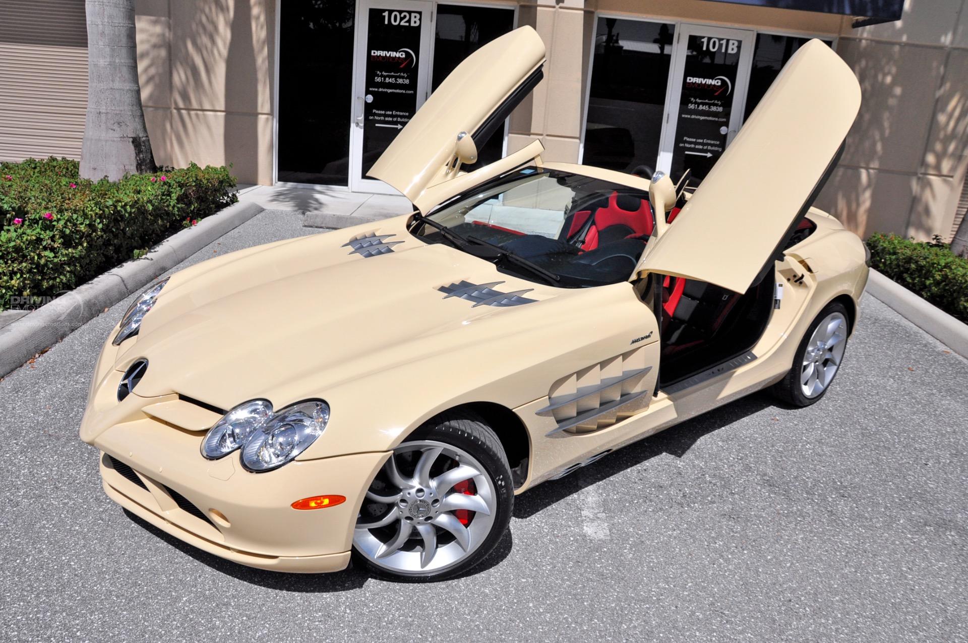Beige 2009 Mercedes SLR McLaren Roadster Is One Of A Kind, Thankfully