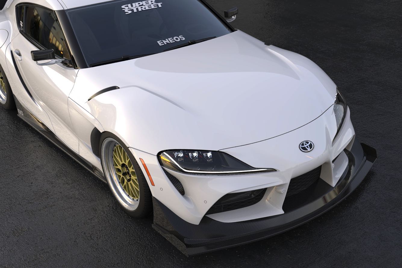 Widebody 2020 Toyota Supra With Huge Wing Is Heading To SEMA
